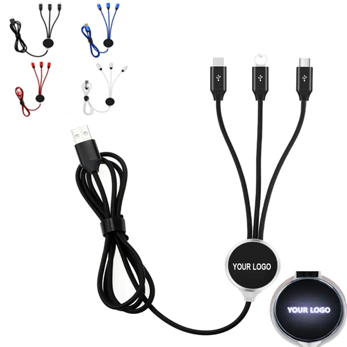 3 in 1 Light Up Charging Cable 2