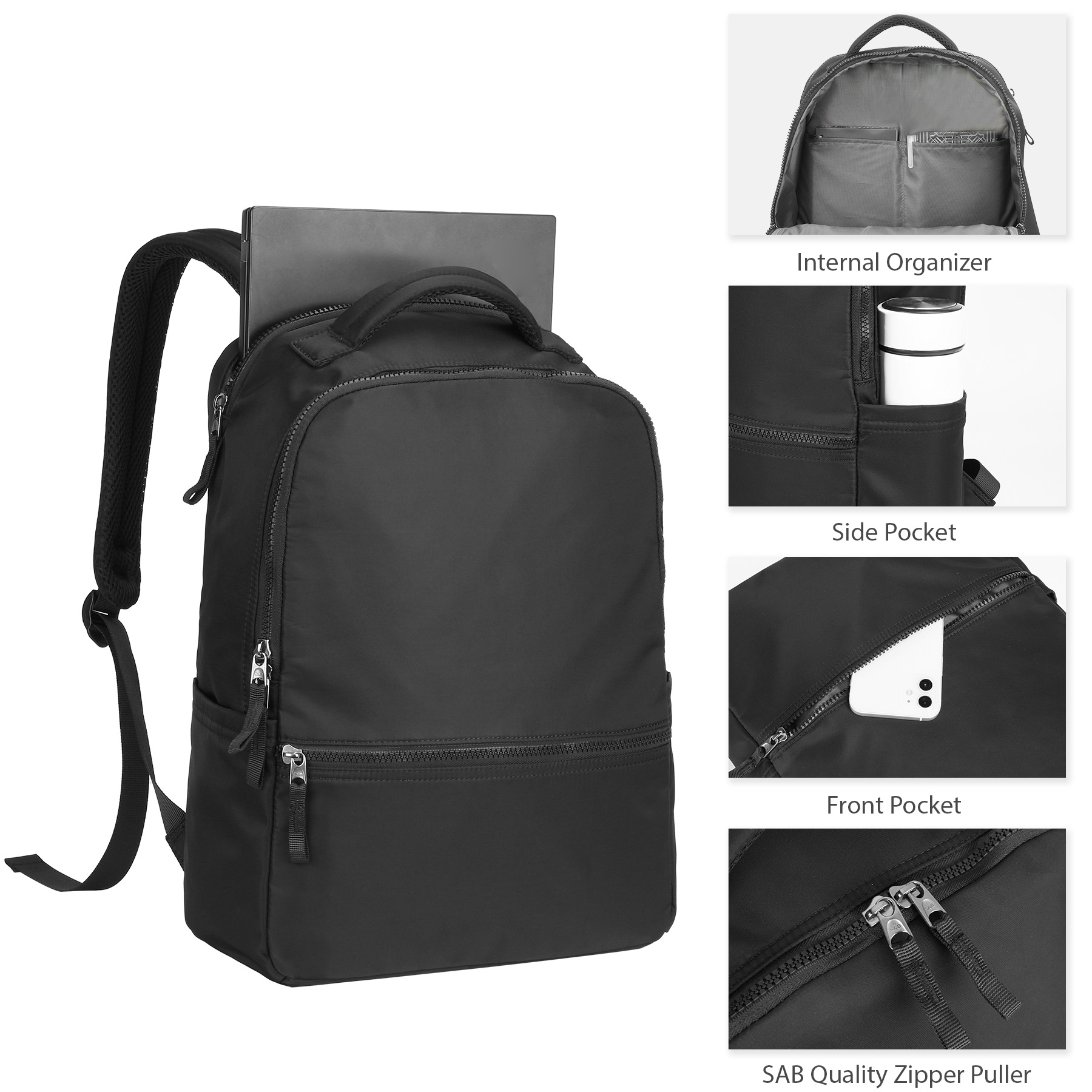 Nylon New Crew Laptop Backpack 7