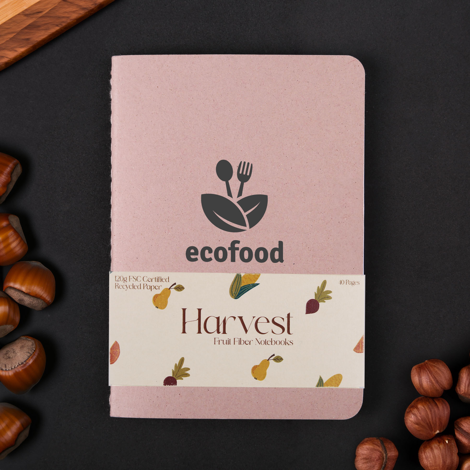 Harvest Fruit Fiber™ Pocket Notebook 15
