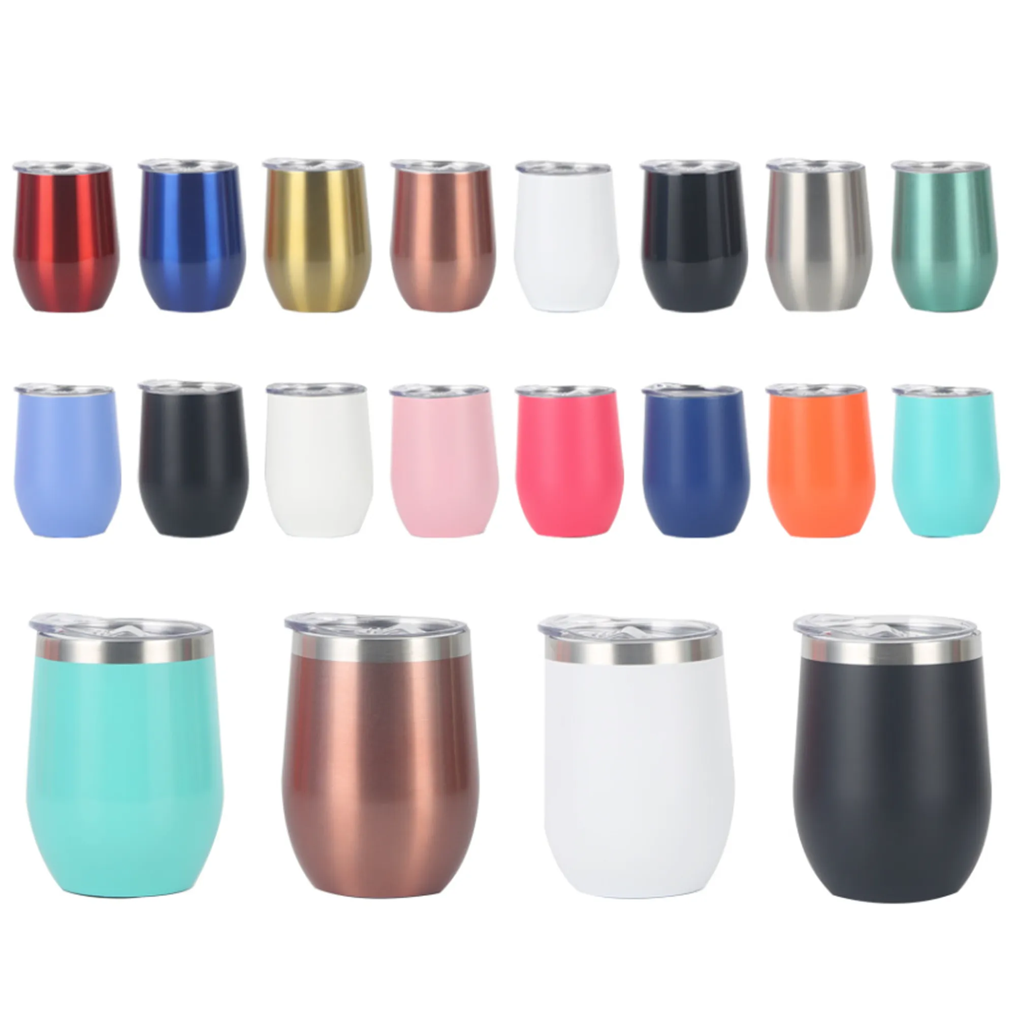 12 OZ Stainless Steel Colored Mug Coffee Cup Customize 2