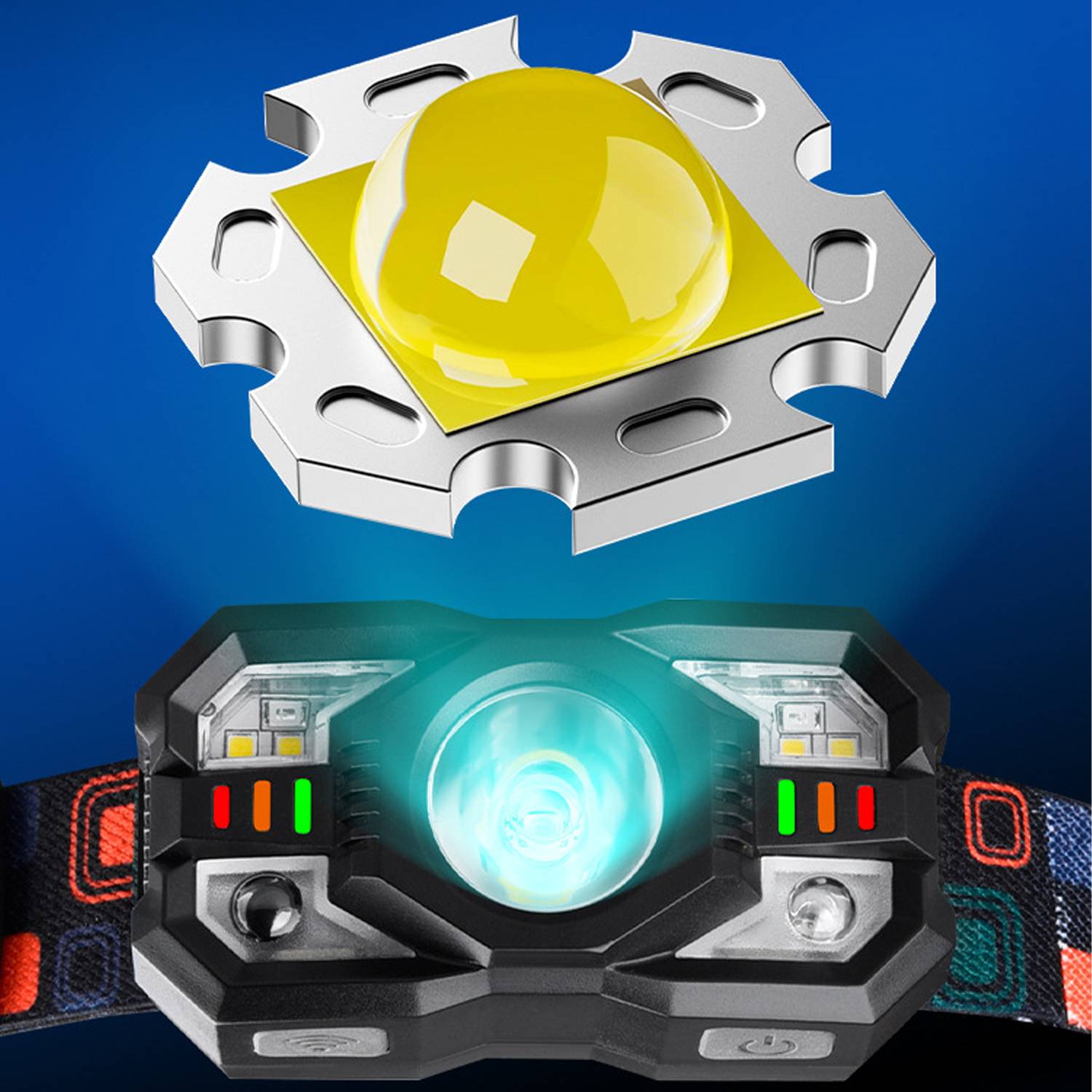 Multi Functional Intelligent Sensing Small Head Light 3