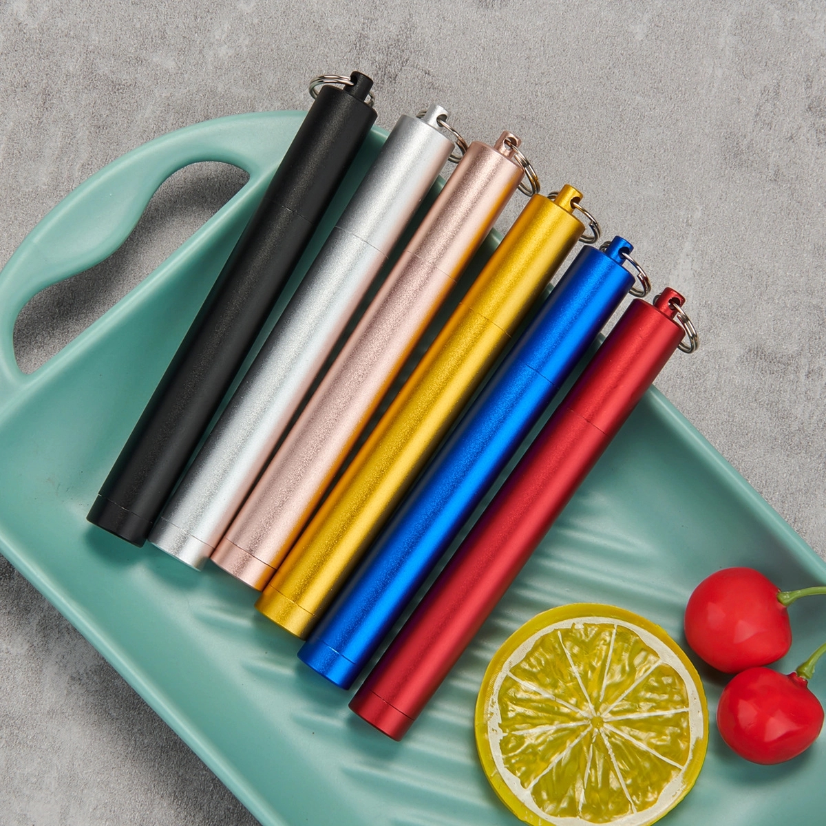 Stainless Steel Telescopic Straw With Bottle Opener 3
