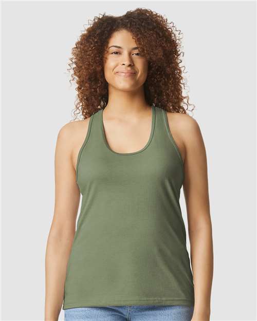 Women's Softstyle® CVC Racerback Tank Top - 64220LCVC 14