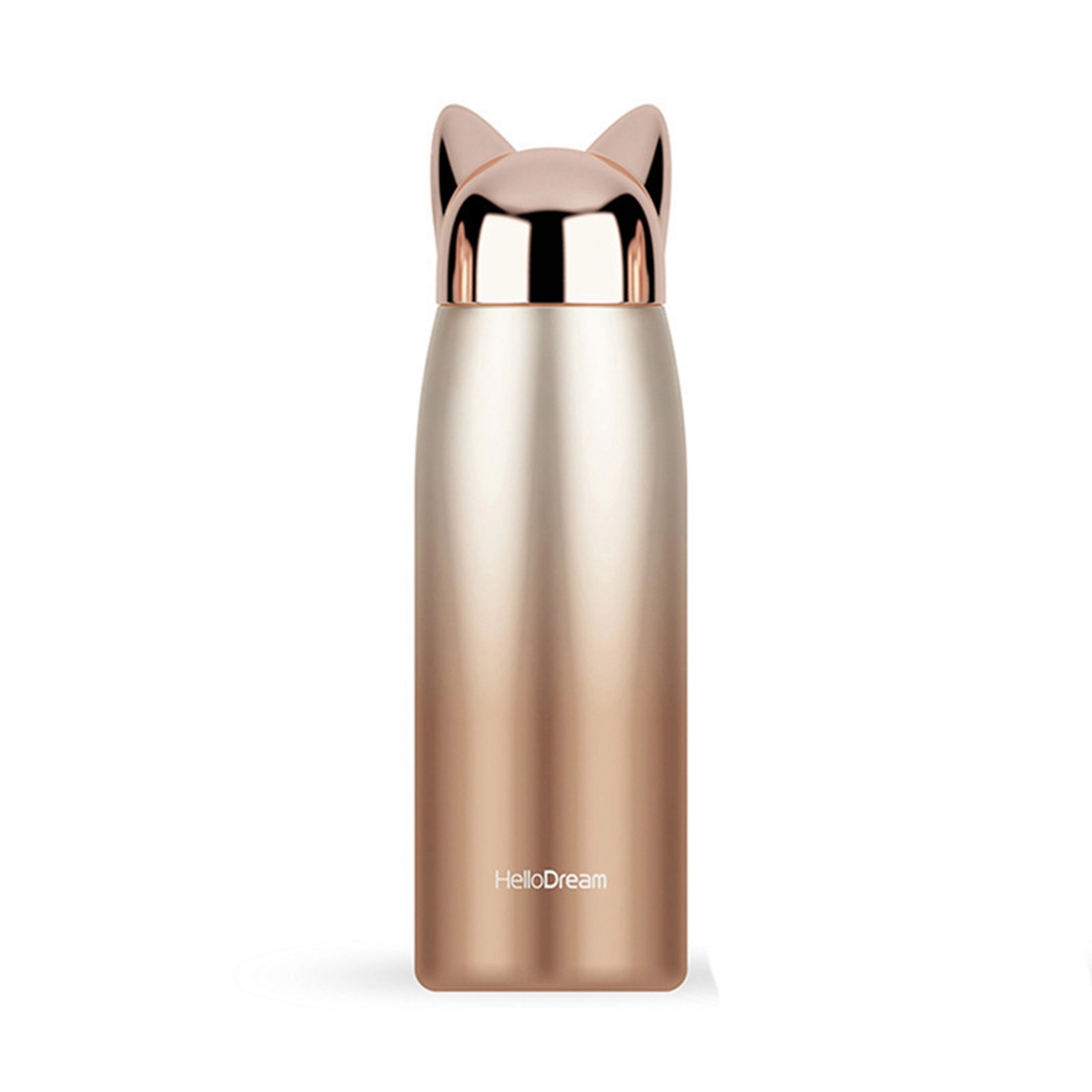 10 OZ. Stainless Steel Fox Shape Vacuum Bottle with Strap 3