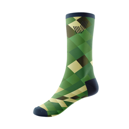 Adult 360 Degree Digital Print Cotton-Blend Crew Socks 3
