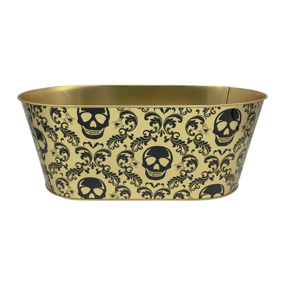 8L Galvanized Oval Beverage Tub 4