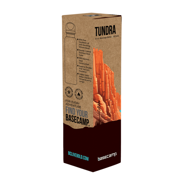 20 oz. Basecamp Tundra Bottle with Screw Top Lid 44