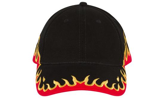 Brushed Heavy Cotton with Edge Flame