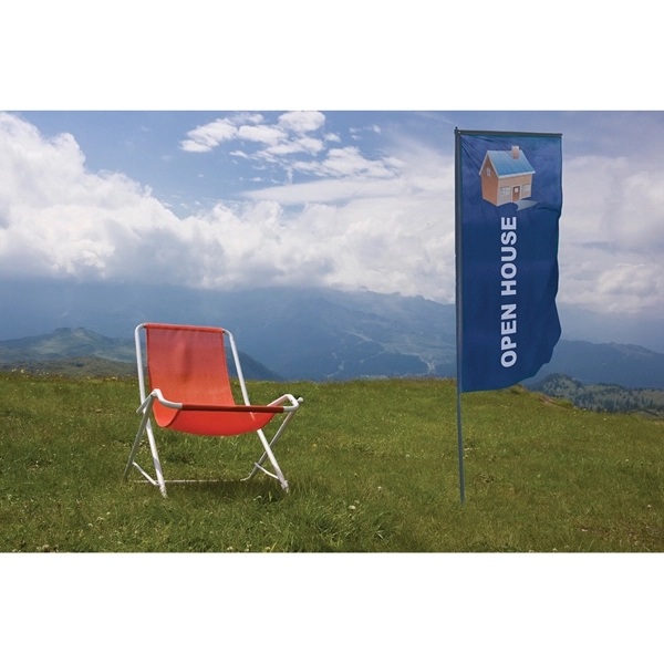6' x 22" Stock Advertising Tower Flag 2