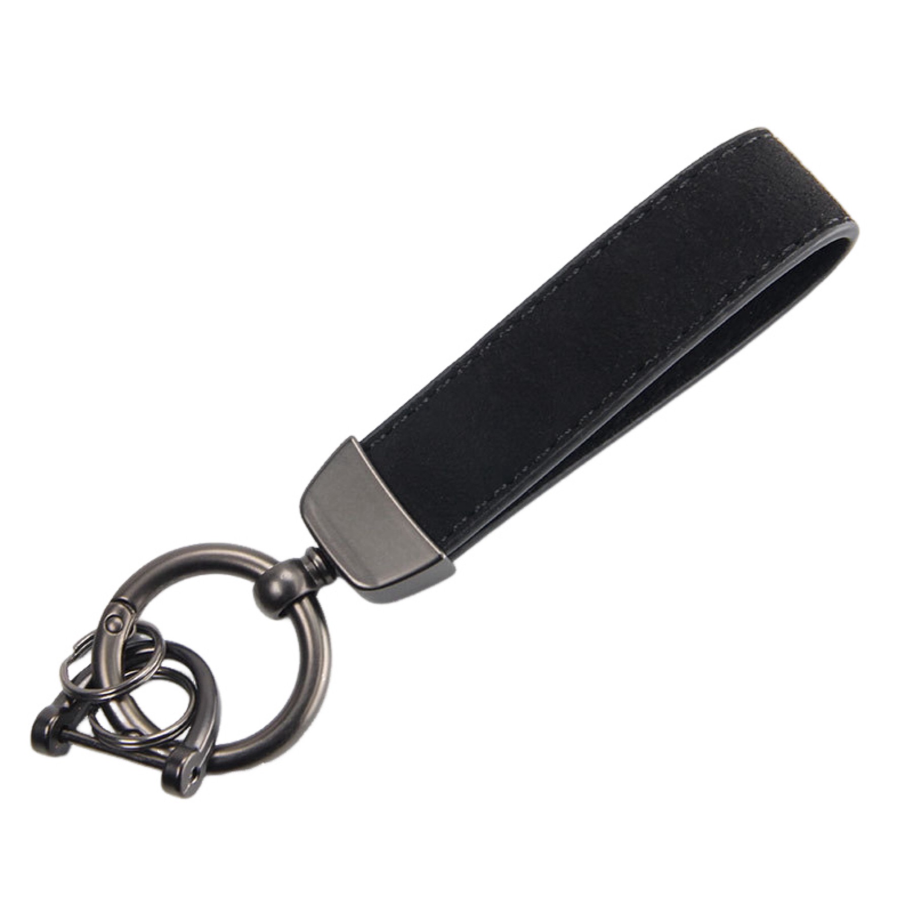 Universal Durable Leather 360 Degree Rotatable Keychain 8