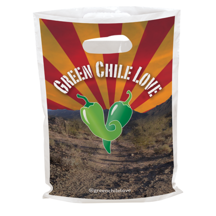 Digital Full Color 2-Sided Plastic Bag (9" x 13")
