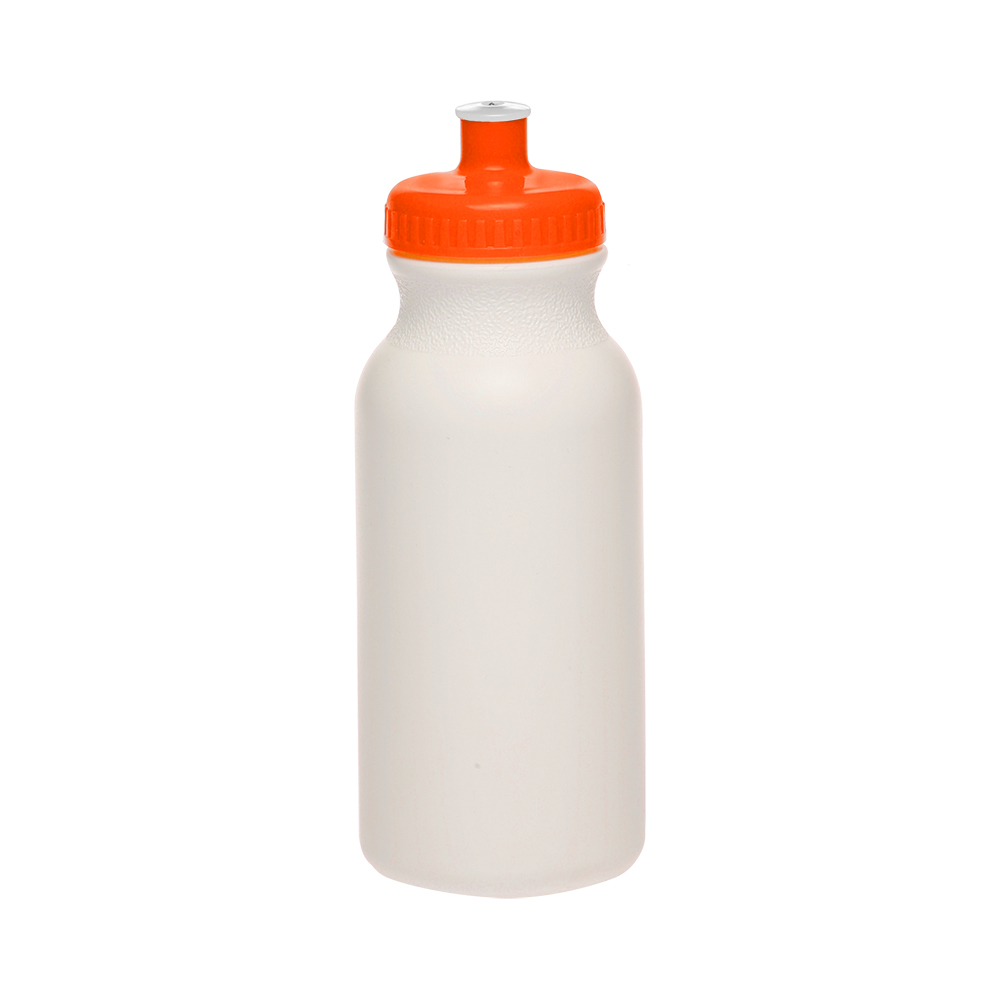 20 oz White Super Value Sports Bottle 12