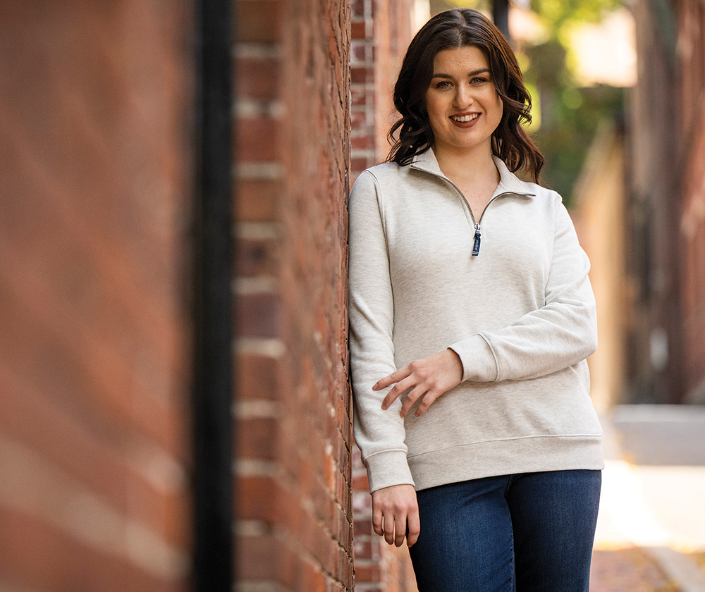 Women's Crosswind Quarter Zip Sweatshirt 37