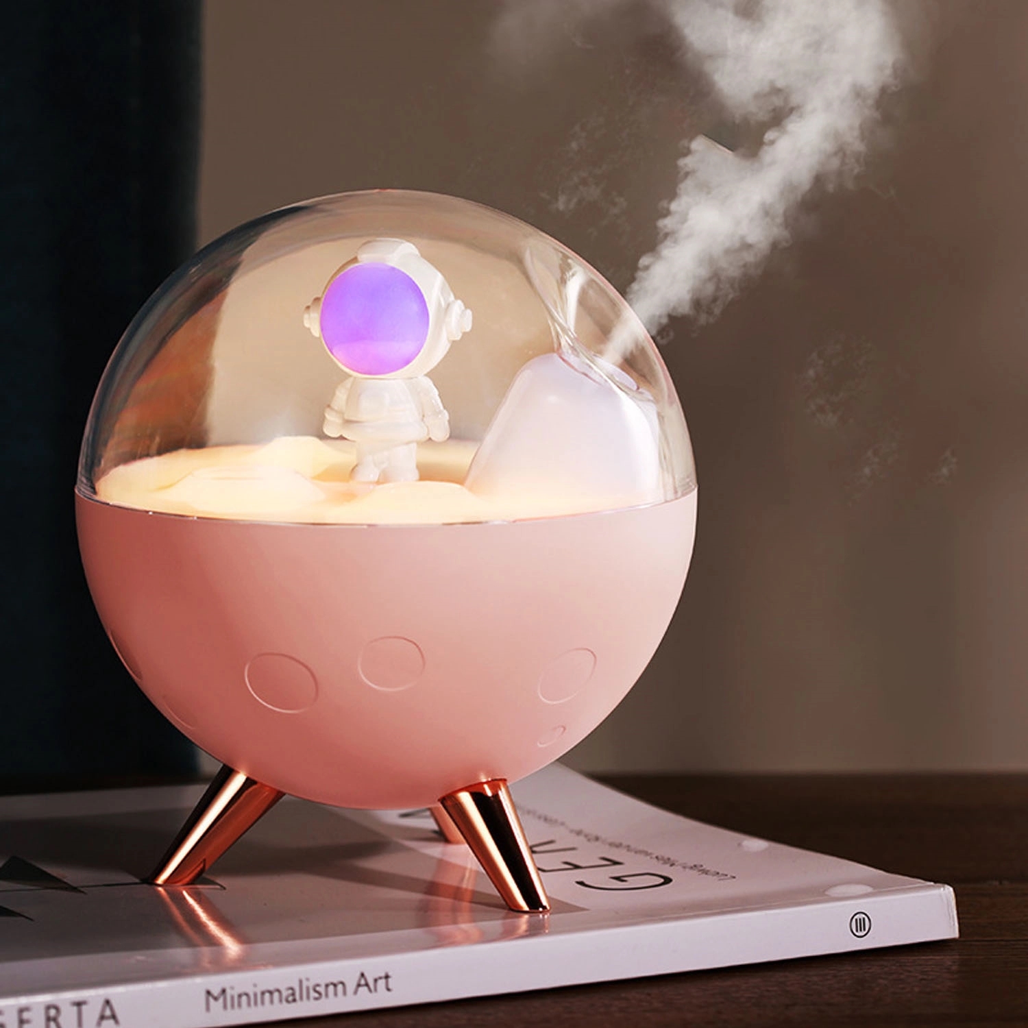 Astronaut Led Night Light 350Ml Humidifier 2000Mah 1