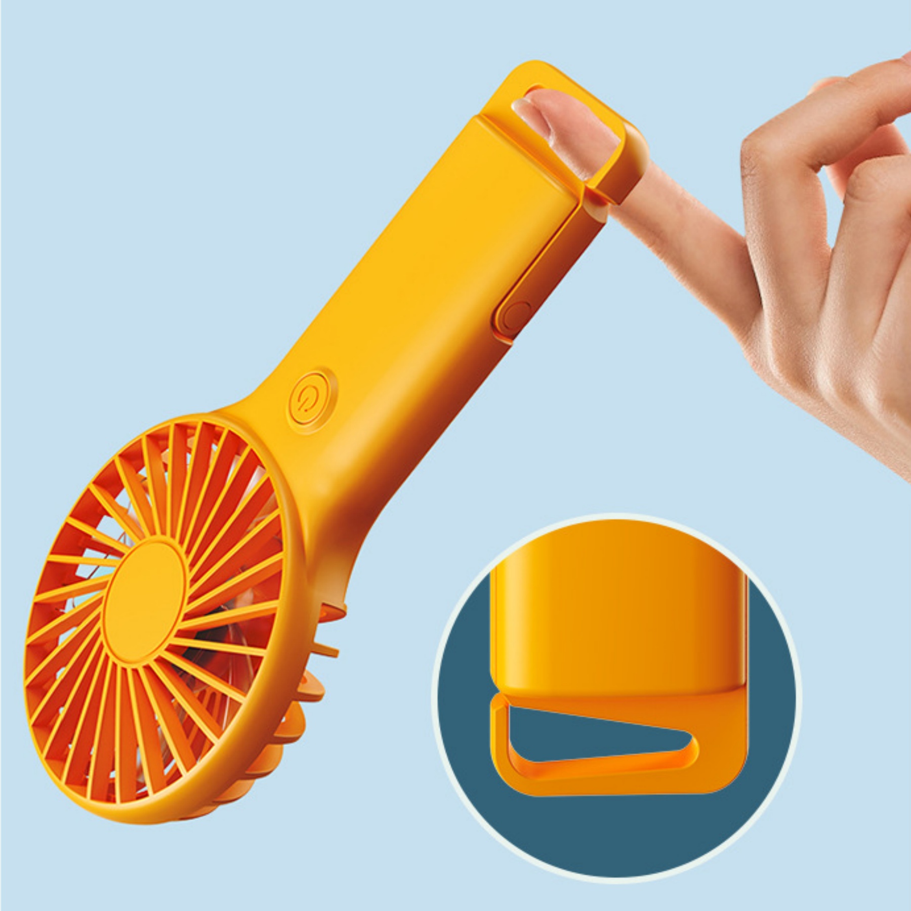 Mini USB Rechargeable Portable Handheld Fan 2