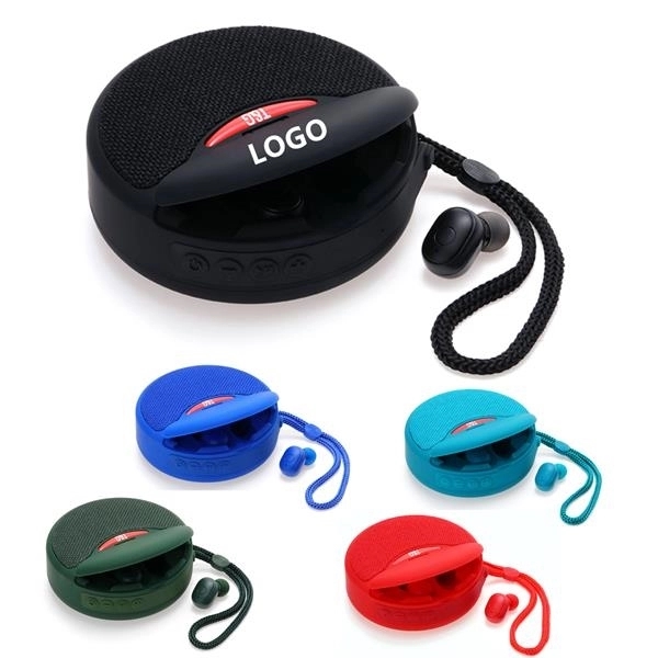Bluetooth Speaker With Earbuds-With Custom Logo 2