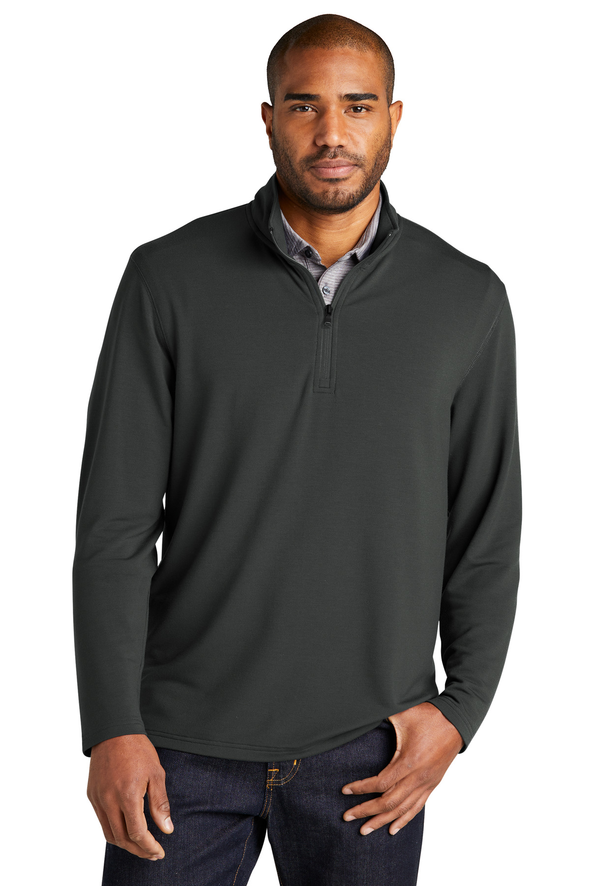 Port Authority Microterry 1/4-Zip Pullover K825, custom hoodie or sweatshirt with logo imprint 24