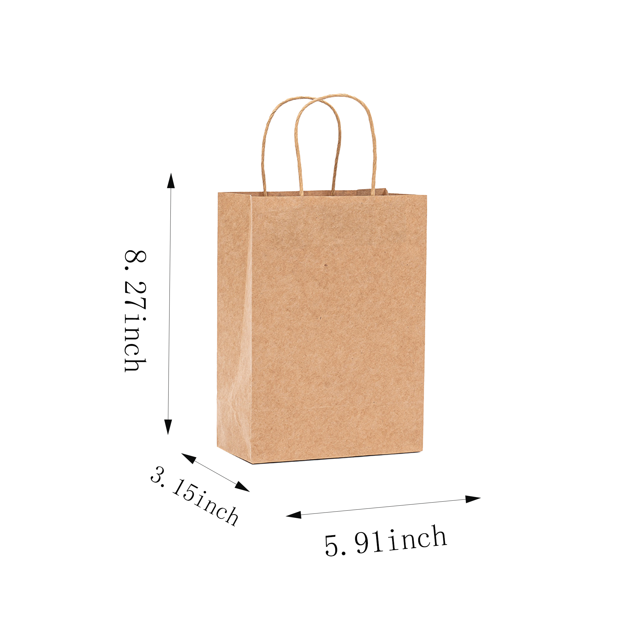 Eco-Friendly Shopping Kraft Paper Bags 2
