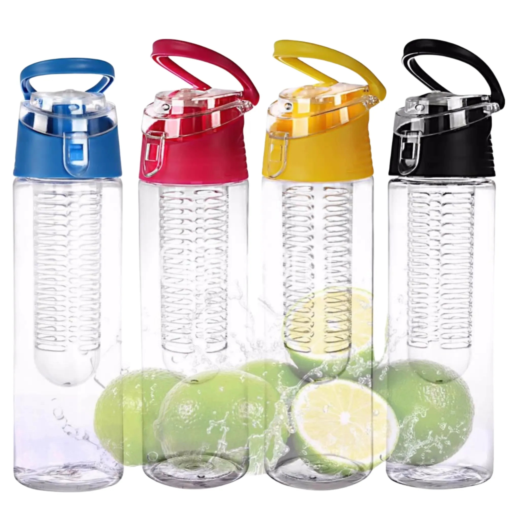 Plastic Fruit Tea Water Bottle with Carrying Handle 9