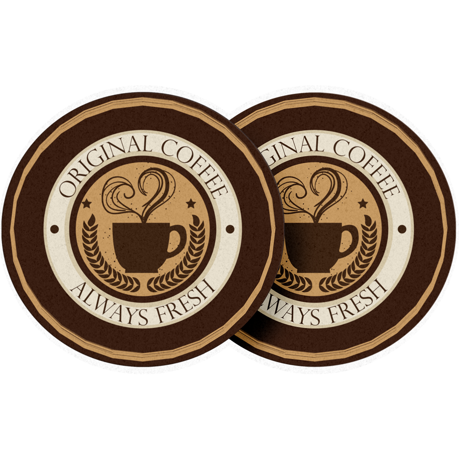 PVC Custom Cup Pad - 4" D