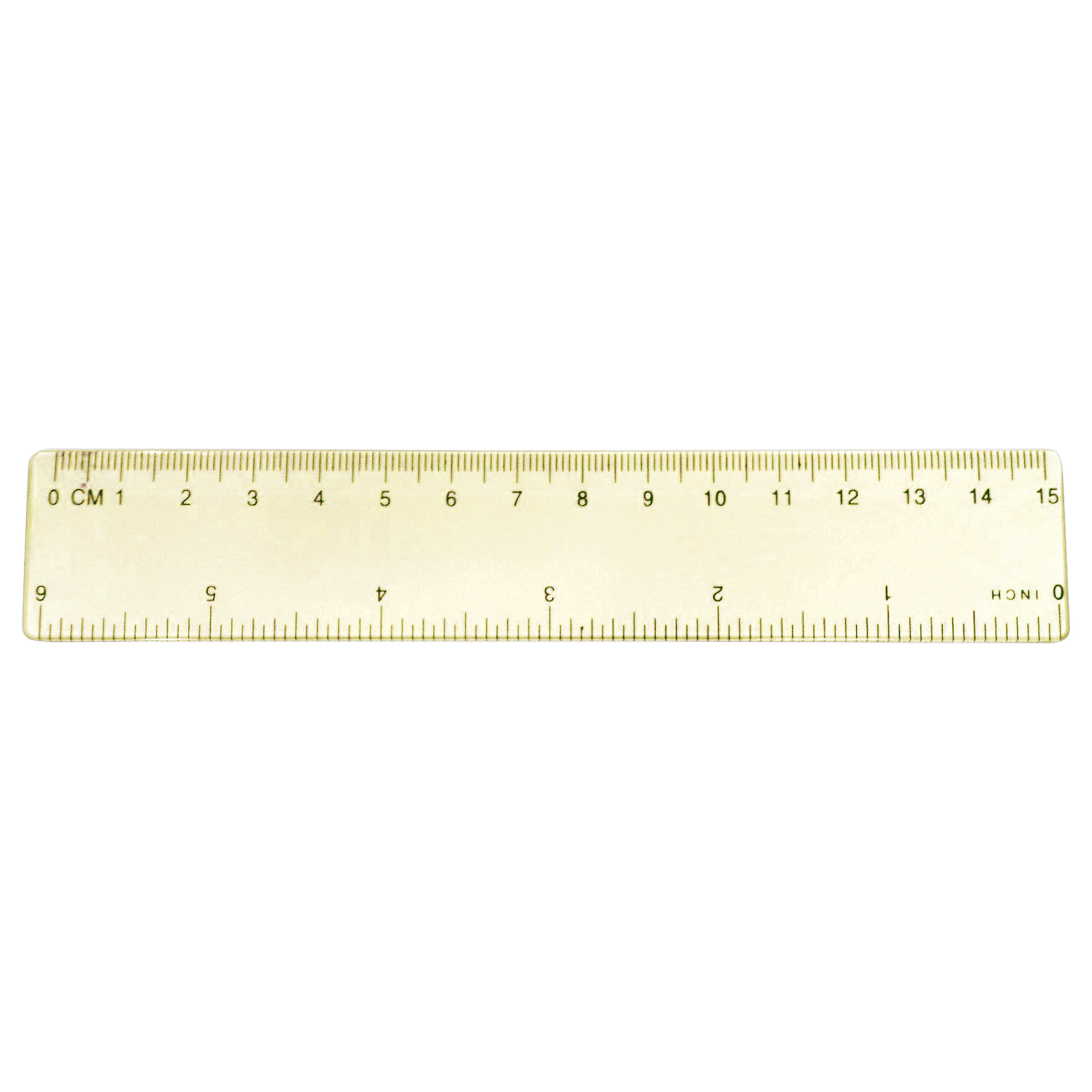 Plastic Transparent Solid Color Ruler 2