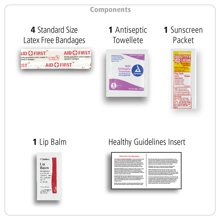 "SUN-IS-FUN" 8 Piece Sun Relief First Aid Kit 31