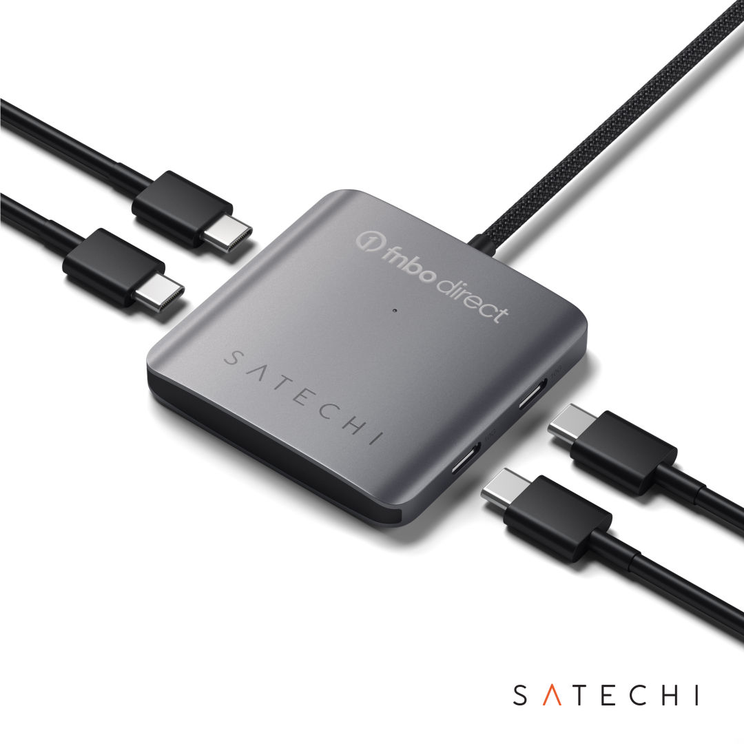 SATECHI® 4-Port USB-C Hub w/PD 7