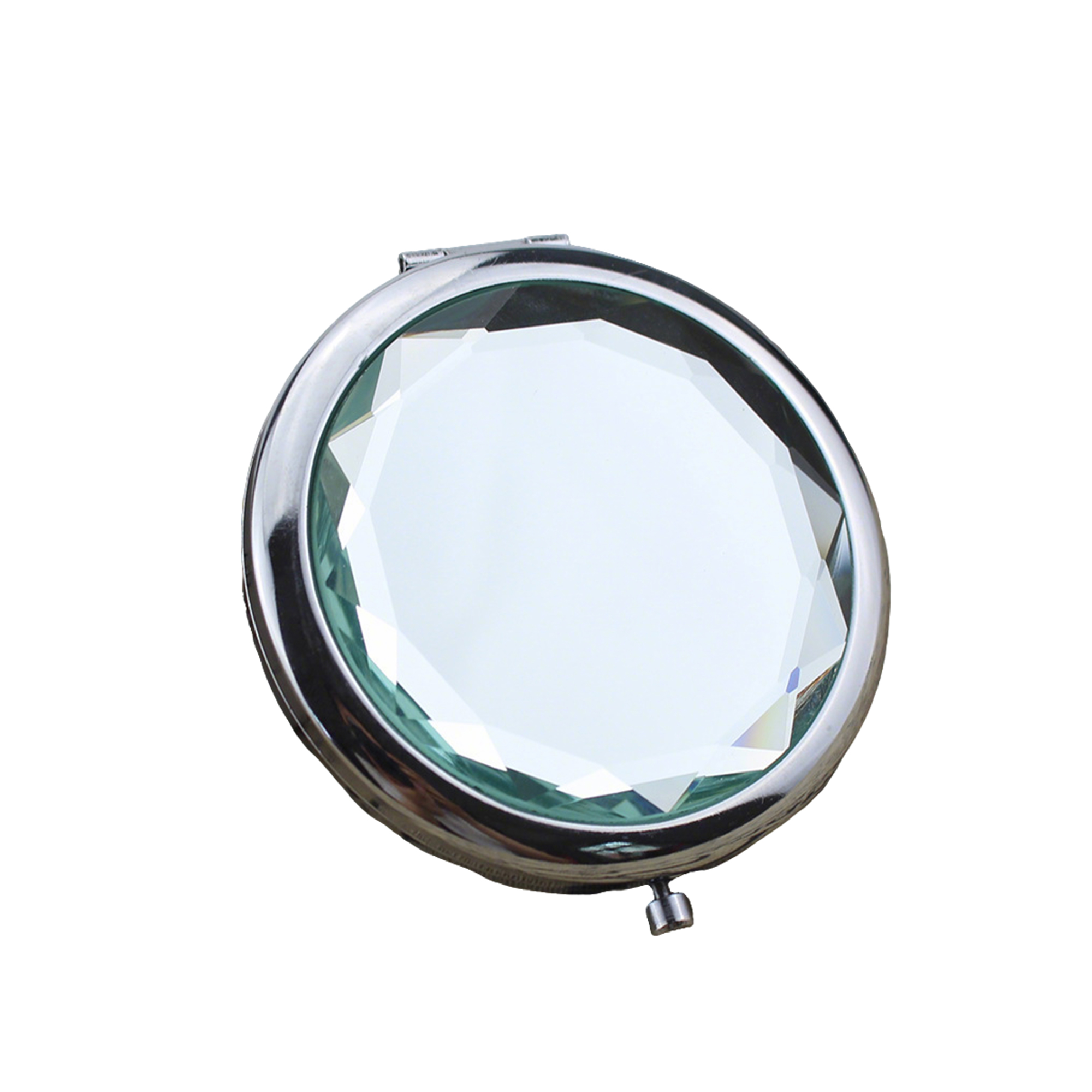 Crystal Folding Vanity Mirror With Dual Magnification 2.8" 11