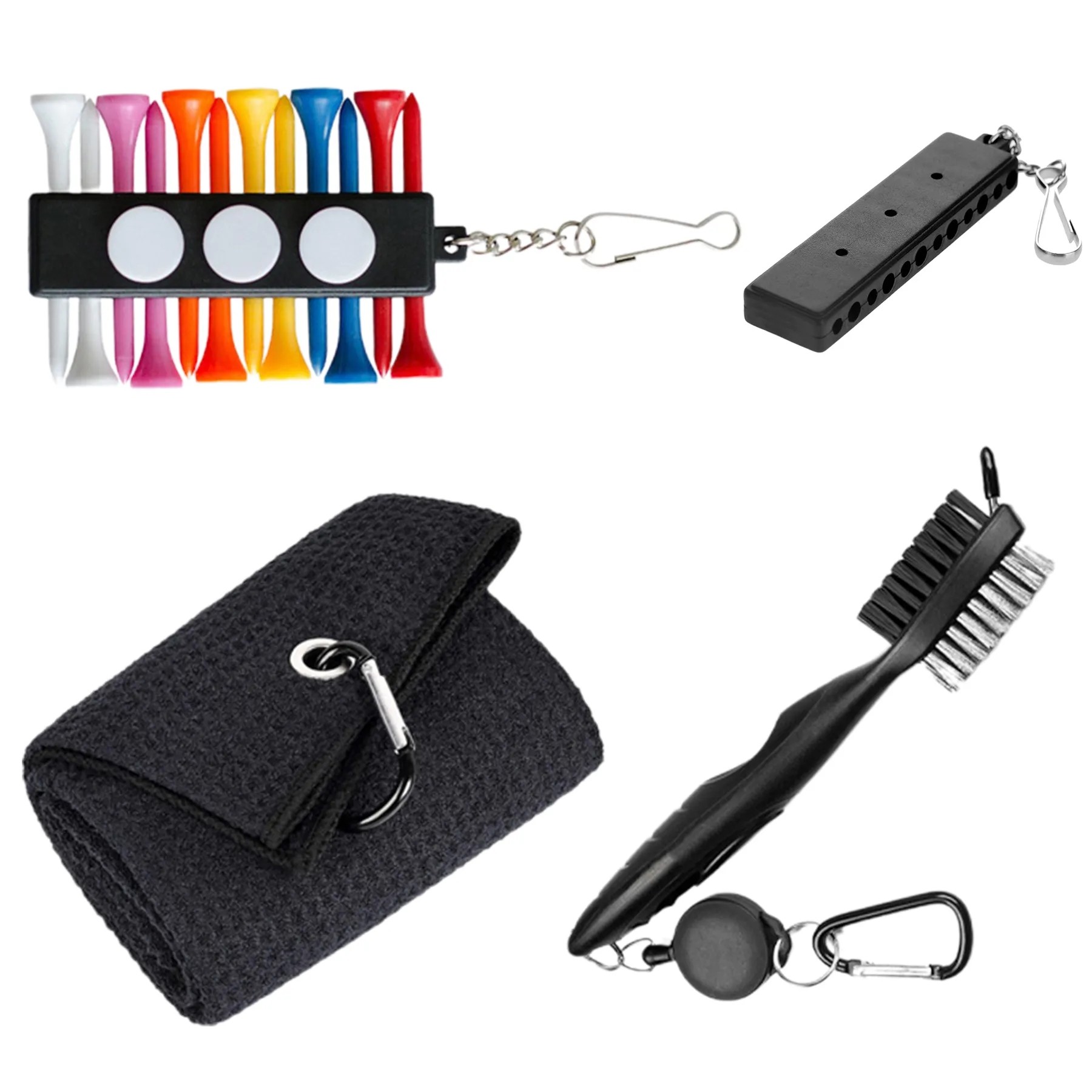 Golf Cleaning Tools W/ Colorful Nails 2