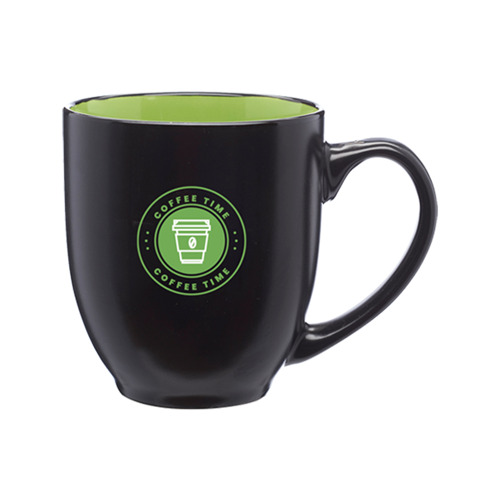 Two-Tone Bistro Style Ceramic Mug, 16 oz. 13