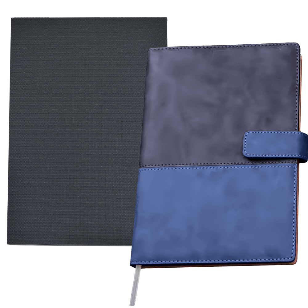 TiTUS® A5 Velveteen Business Notebook – PU Buckle, Bookmark & Gift Box