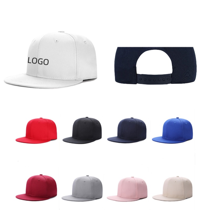 6 Panels Flat Bill Cap 4