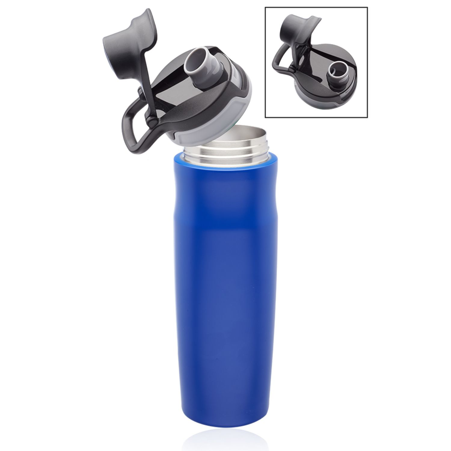 20 oz. Vacuum Insulated Juno Matte Water Bottles w/ Flip Lid 3