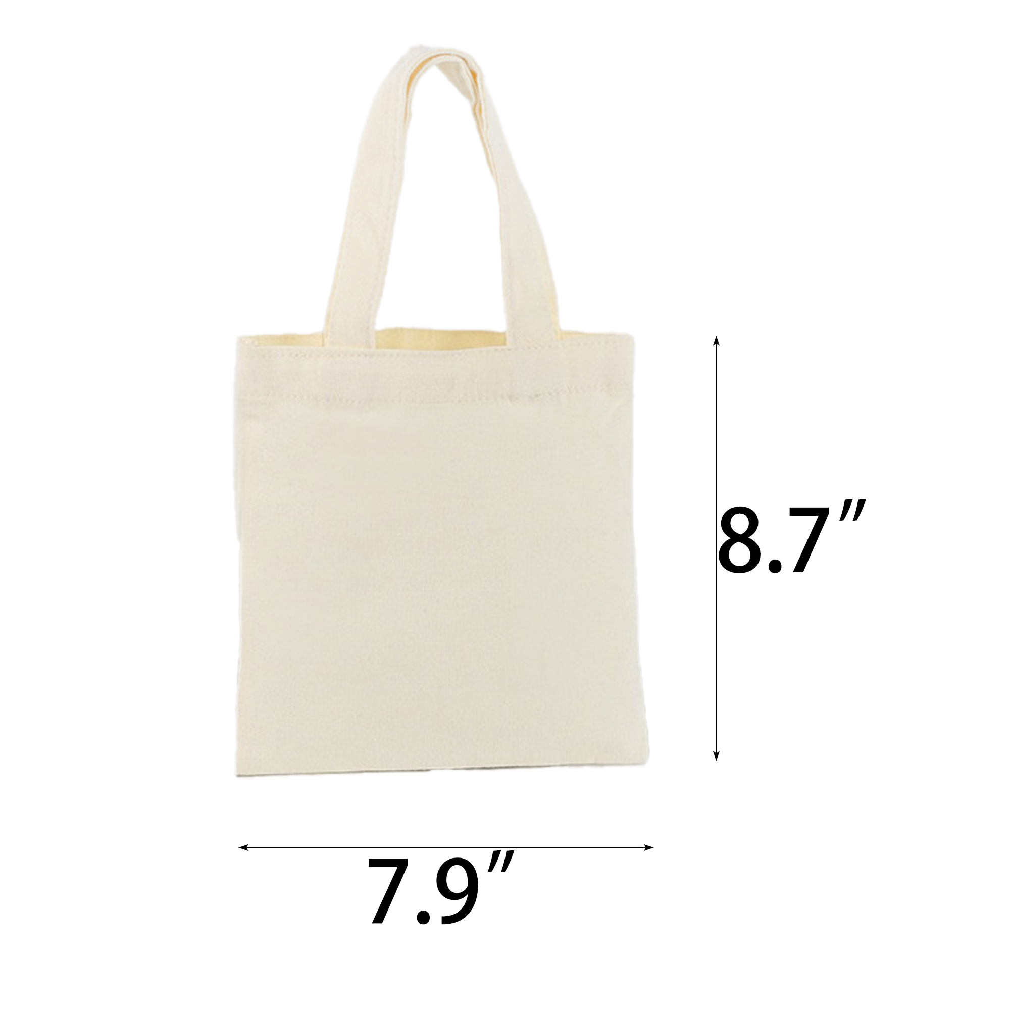 Customizable Practical Tote Bag Casual Canvas Bag, custom tote bag with logo imprint 2