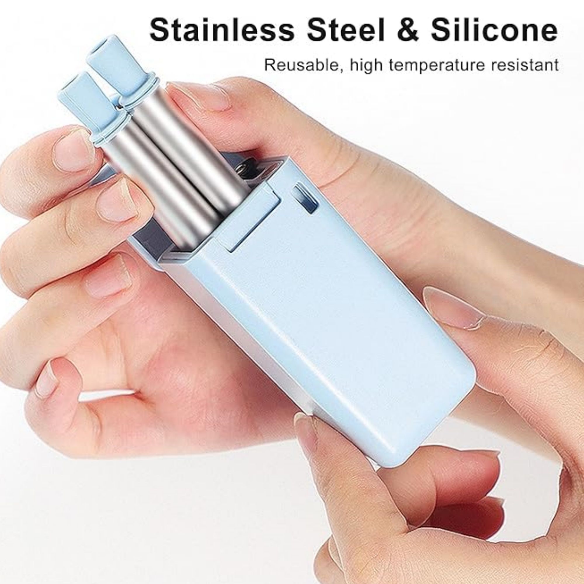 Collapsible Straw With Carrying Case 5