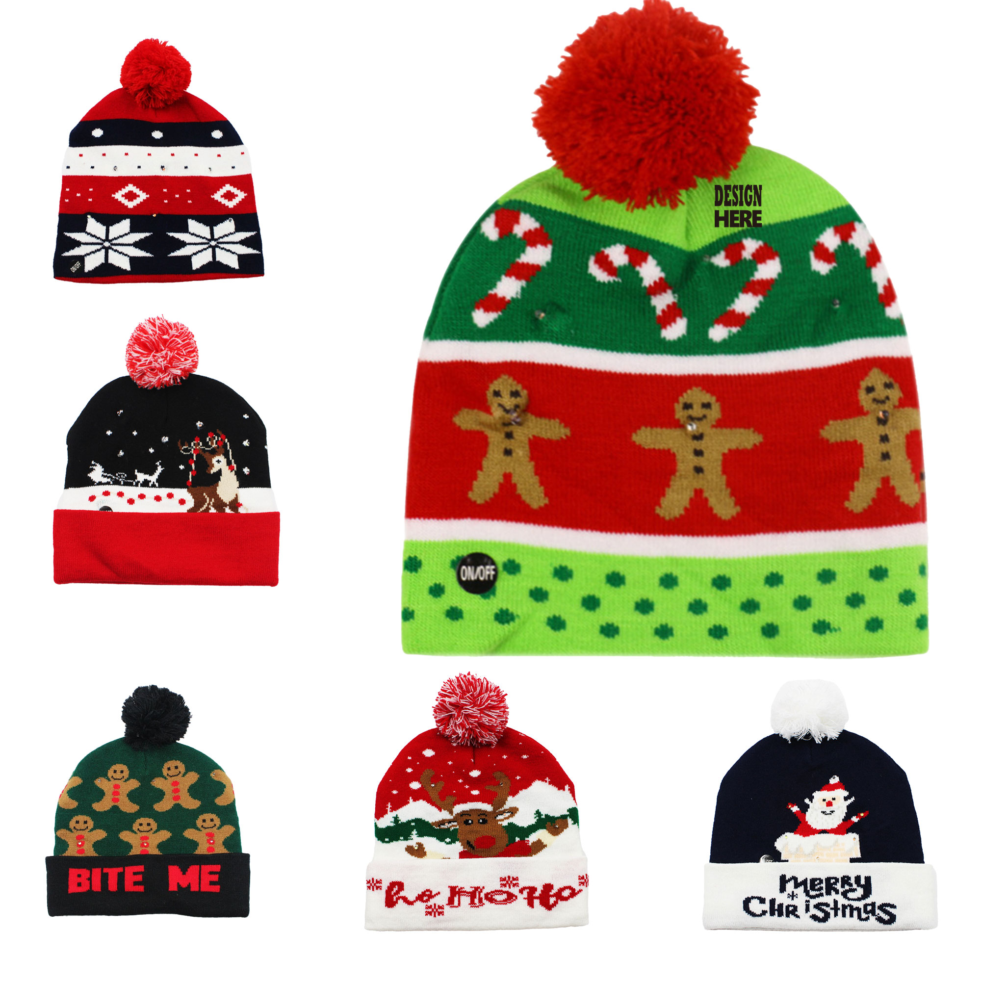 LED Knit Hat For Festive Occasions 3