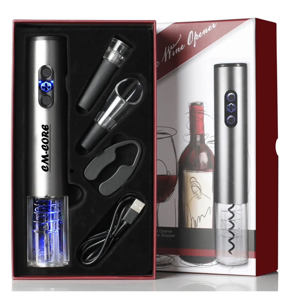Electric Wine Opener Set 1
