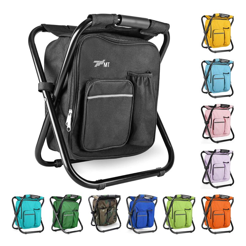 Portable Light Stool Backpack Folding Fishing Cooler 3