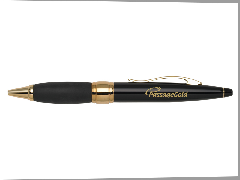 Contour Ballpoint Pen with Gold