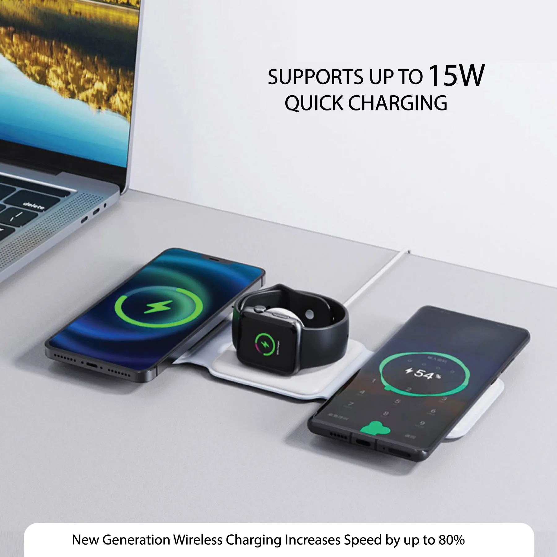 3-in-1 Foldable Travel Charging Station 9