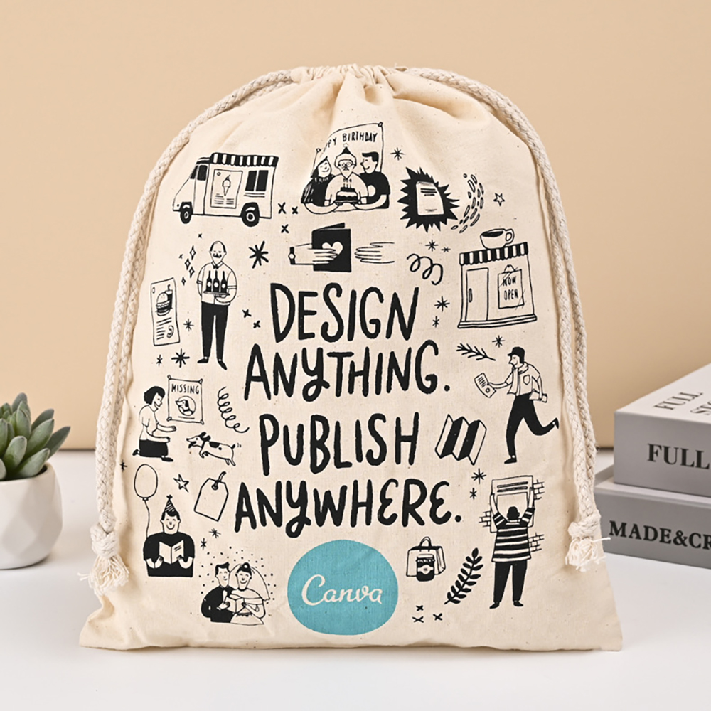 Cotton Drawstring Laundry Bag 3