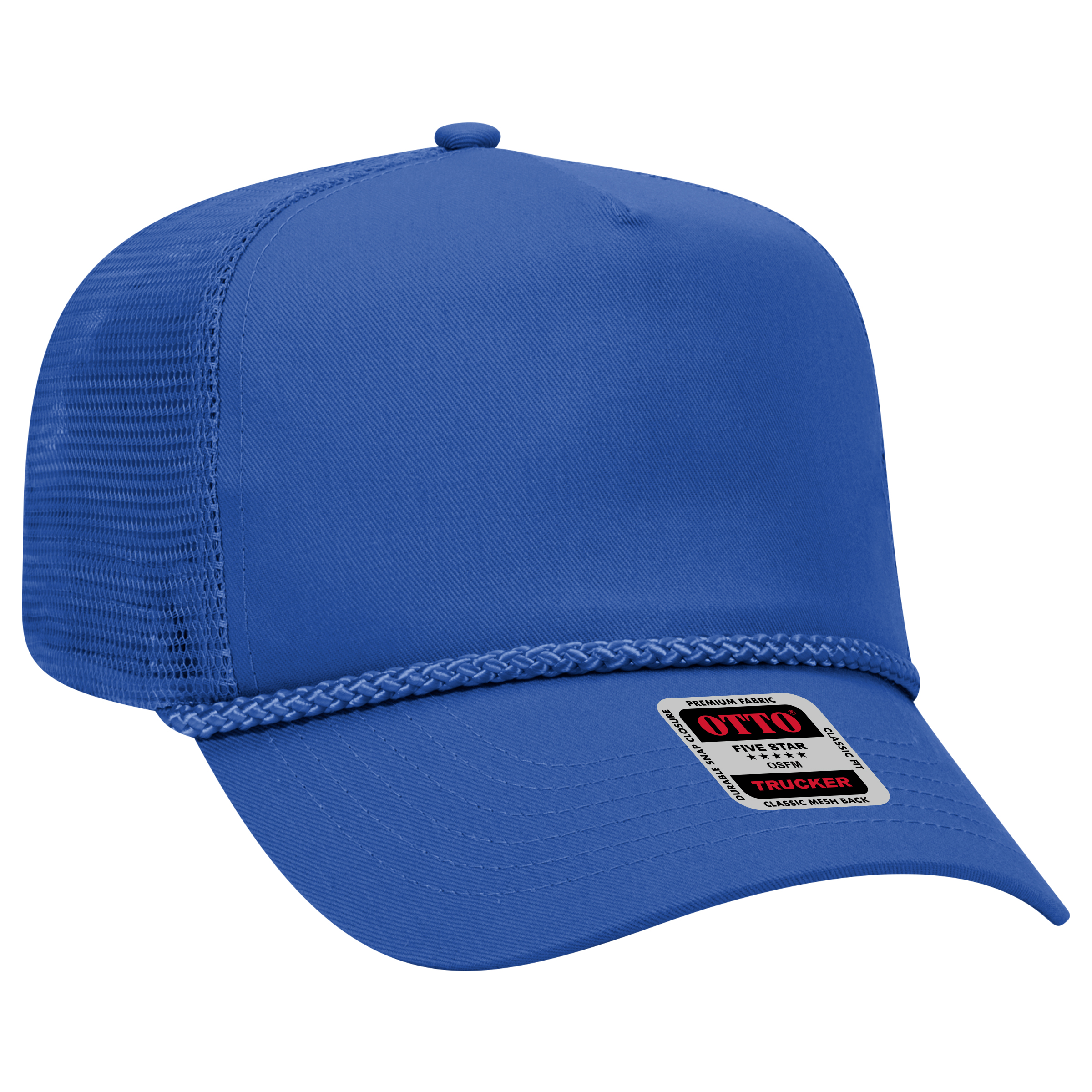 OTTO CAP® 5 Panel Mid Profile Mesh Back Trucker Hat 26
