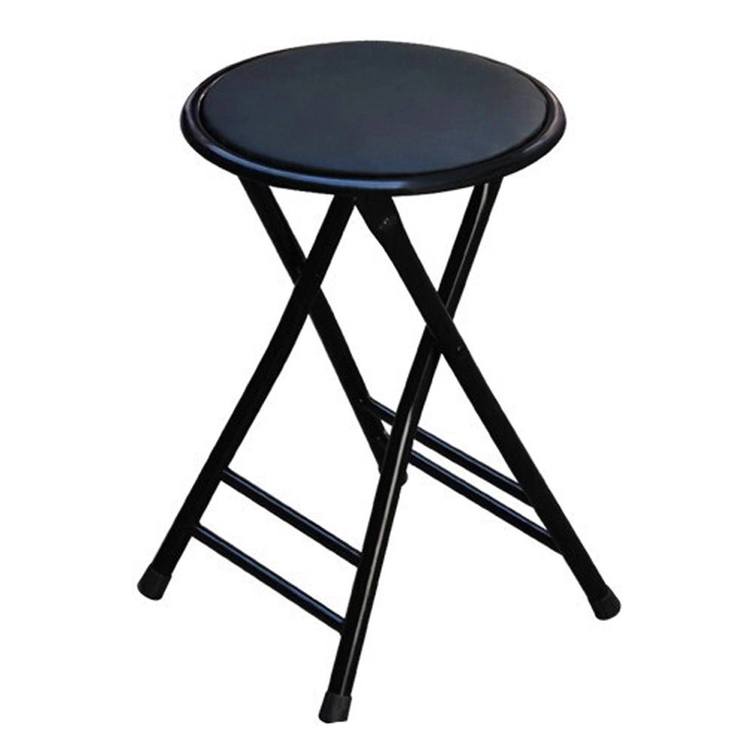 Foldable PU Leather Non Slip Pad Metal Chair 5