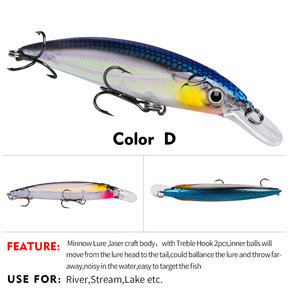 Minnow Suspending Shallow Diving Crankbait 2