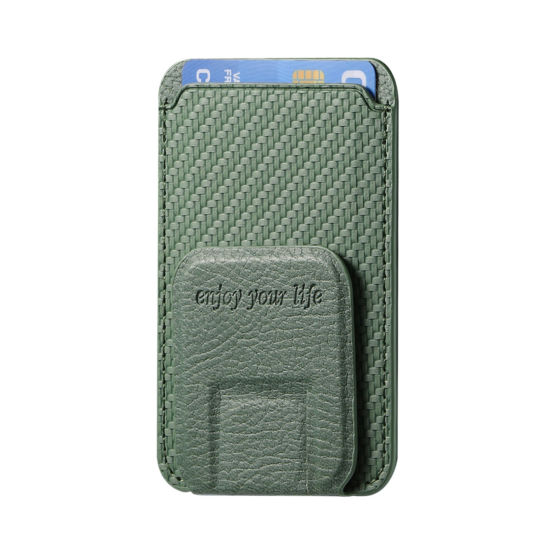 Multi-Functional Carbon Fiber Phone Holder Card Case 11