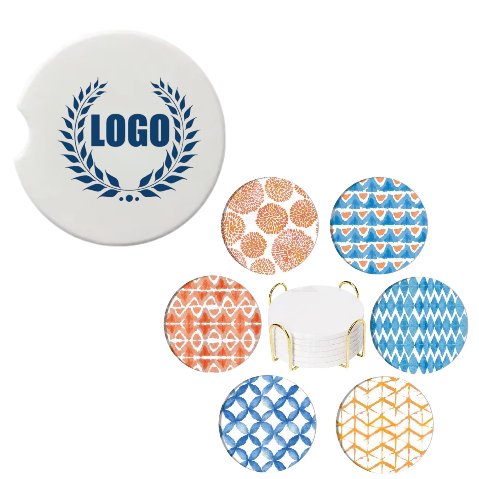 full Color Ceramic Drink Coaster 2