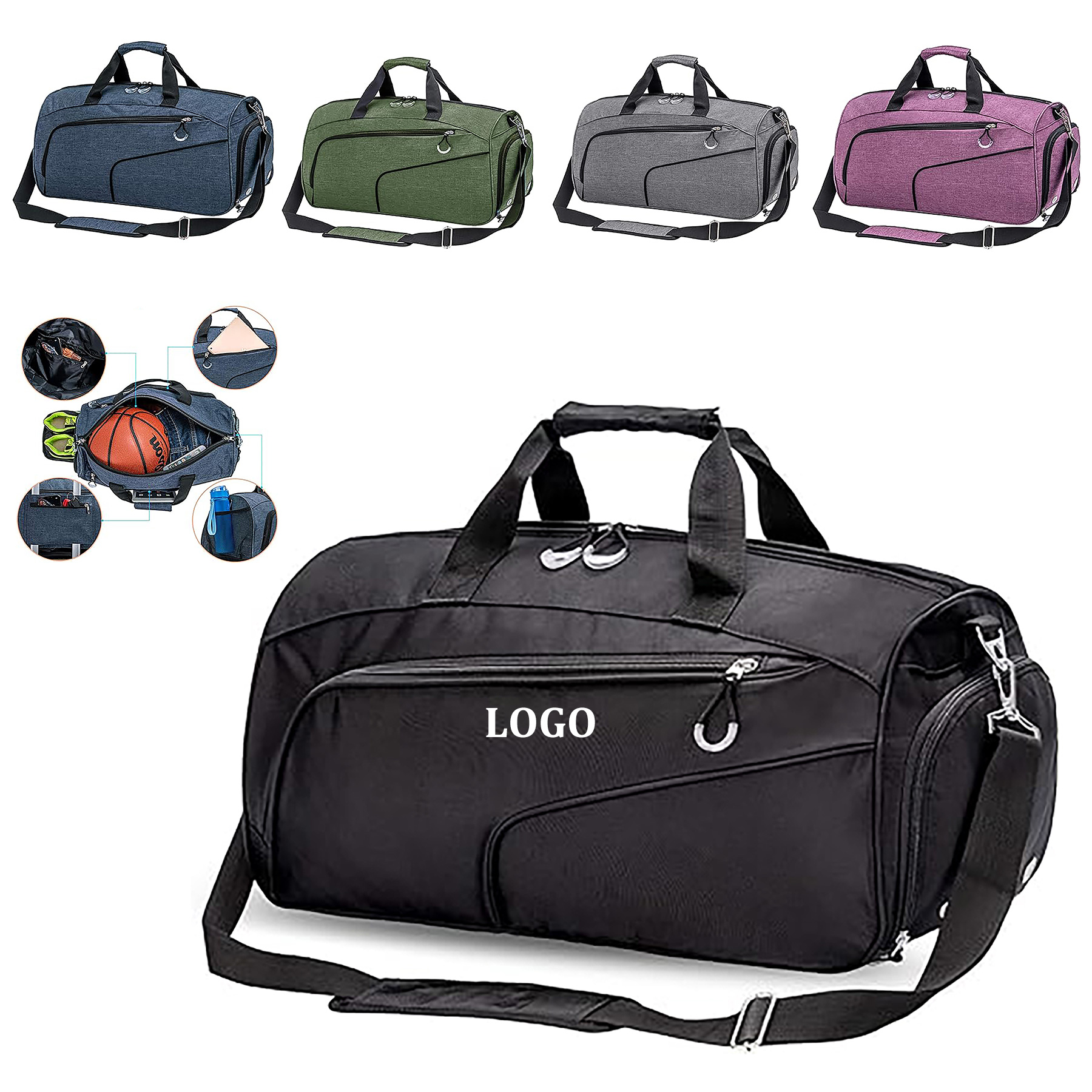 Unisex Sports Gym Bag 4