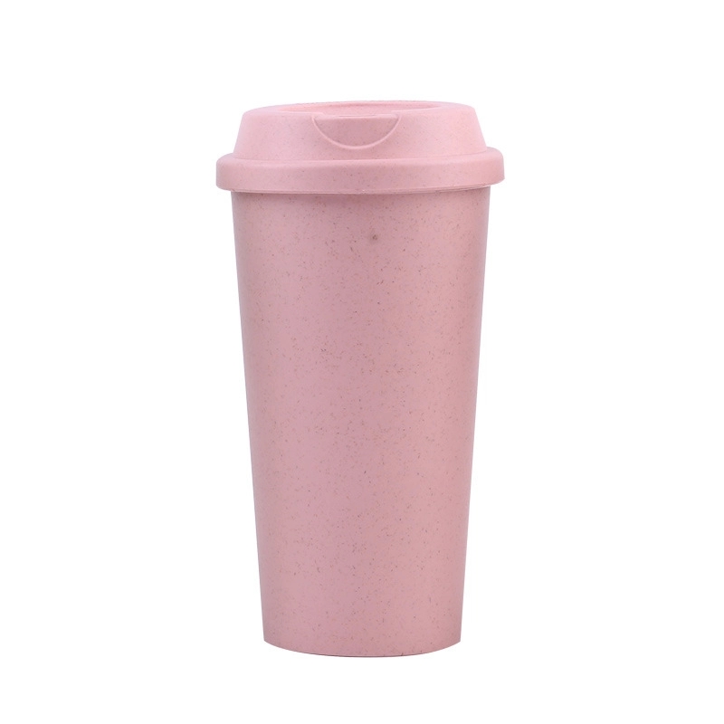 Custom 15 oz Bamboo Fiber Coffee Travel Tumbler 6