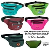 New Neon Color Three Zippered Fanny Pack 2