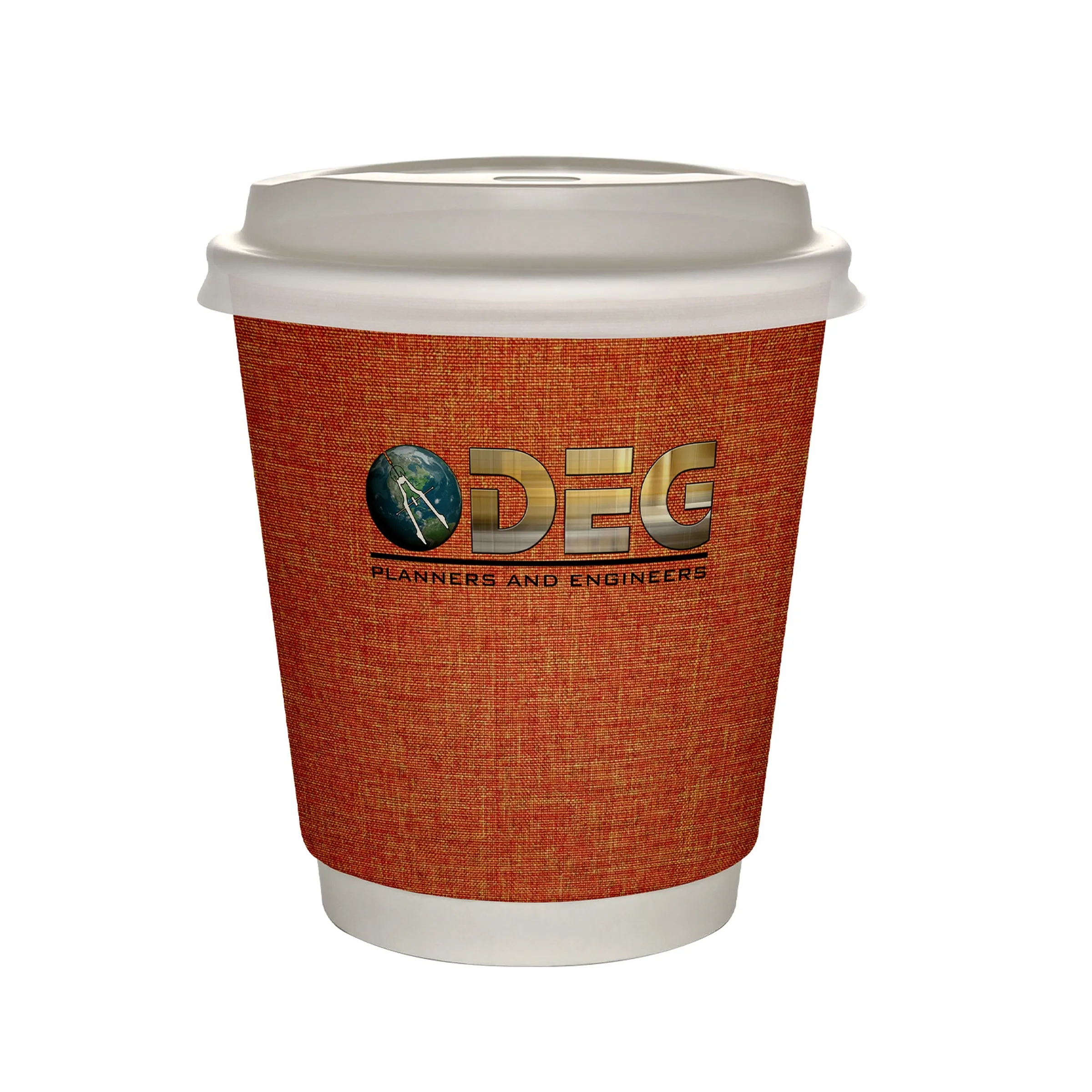 10 oz Full Color Ridge Insulated Paper Cup With Lid 9